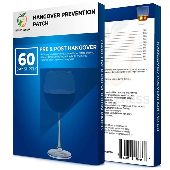 Natural Hangover Patches 60 Day Supply DailySale