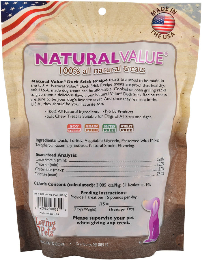 Natural Value Treat Sticks, 14 oz - ZOPL - Duck - 3