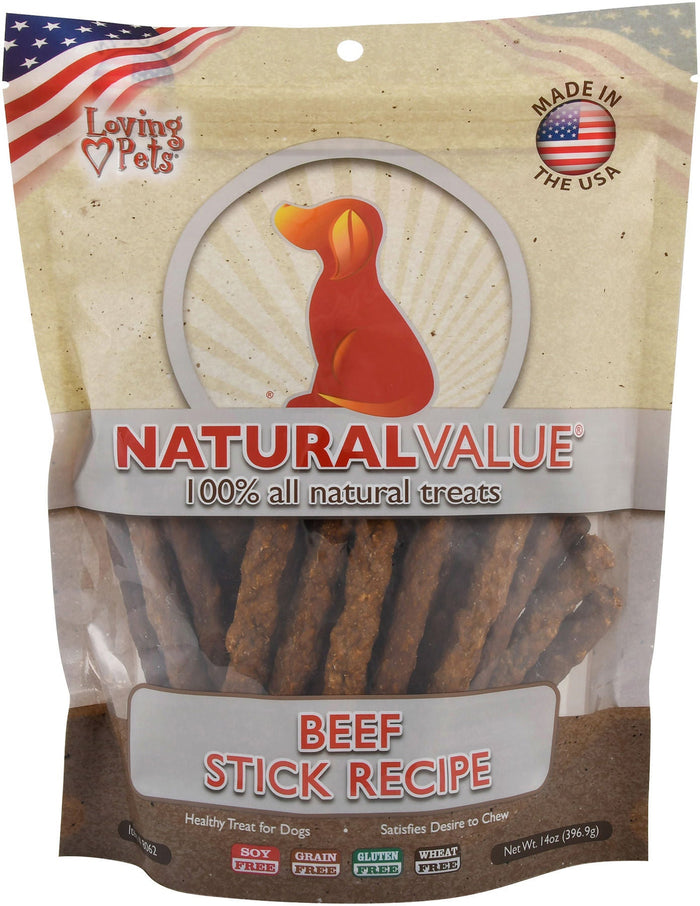 Natural Value Treat Sticks, 14 oz - ZOPM - Beef - 4