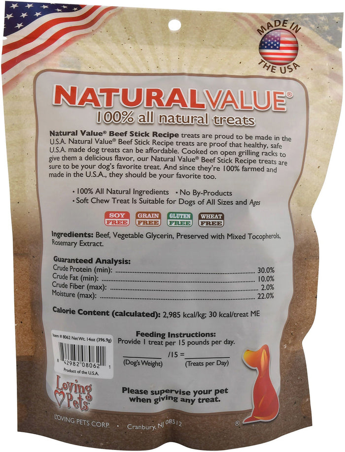 Natural Value Treat Sticks, 14 oz - ZOPM - Beef - 5