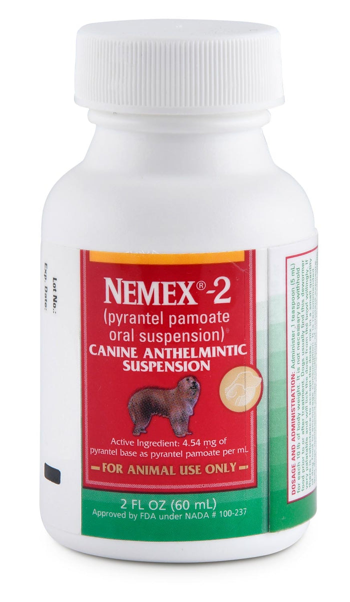 Nemex 2 Dewormer for Dogs & Puppies - N2J4 - 2 oz - 1