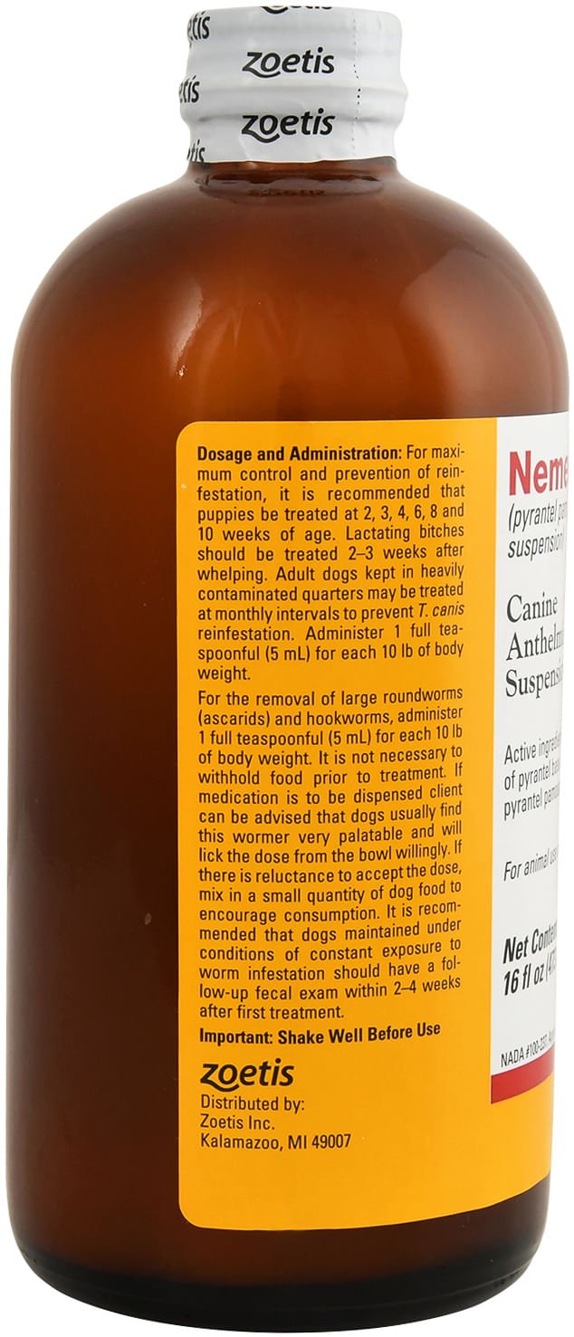 Nemex 2 Dewormer for Dogs & Puppies - N2J4 - 2 oz - 6
