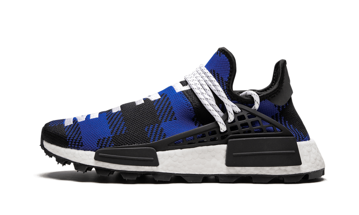 Adidas NMD Hu Pharrell X BBC Blue Plaid