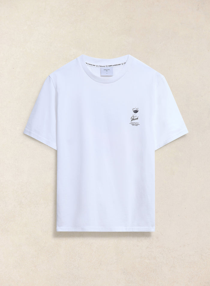 Norman T Shirt | Organic Cotton | White
