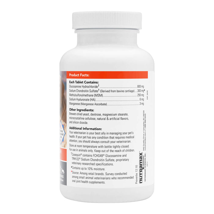 Nutramax Cosequin Maximum Strength Joint Health Plus MSM & Ha Supplement for Dogs - 015NM-40726 - 75 tablets - 2