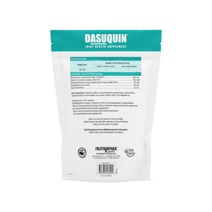 Nutramax Dasuquin for Dogs, Joint Health Supplement, Glucosamine, Chondroitin, ASU and More, Soft Chews - 015NM-LG-84 - Large - 84 count - 4