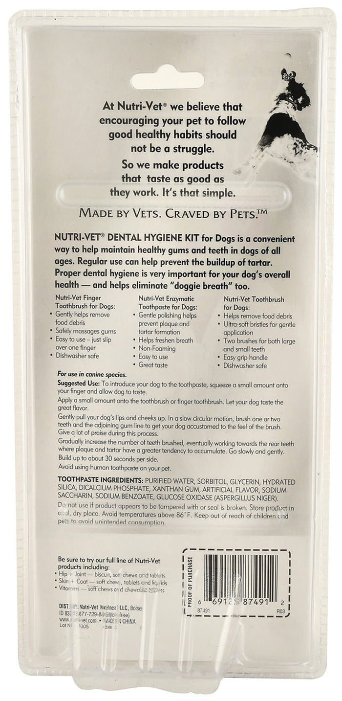 Nutri - Vet Dental Hygiene Kit for Dogs - OPAT - 2