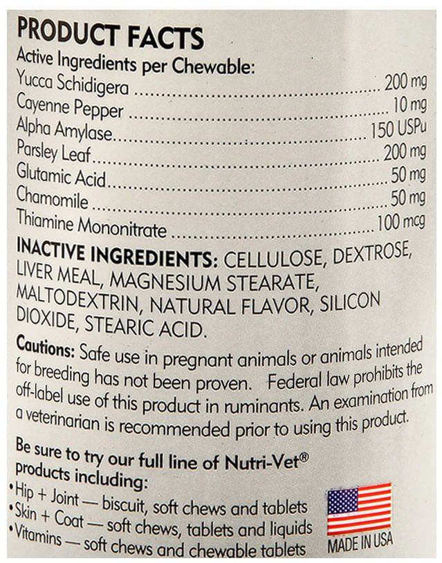 Nutri - Vet Nasty Habit Liver Flavored Chewables, 120 ct - OPBA - 60 count - 6