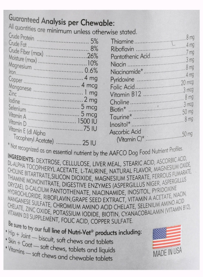 Nutri - Vet Senior - Vite Chewables - OPAA - 3