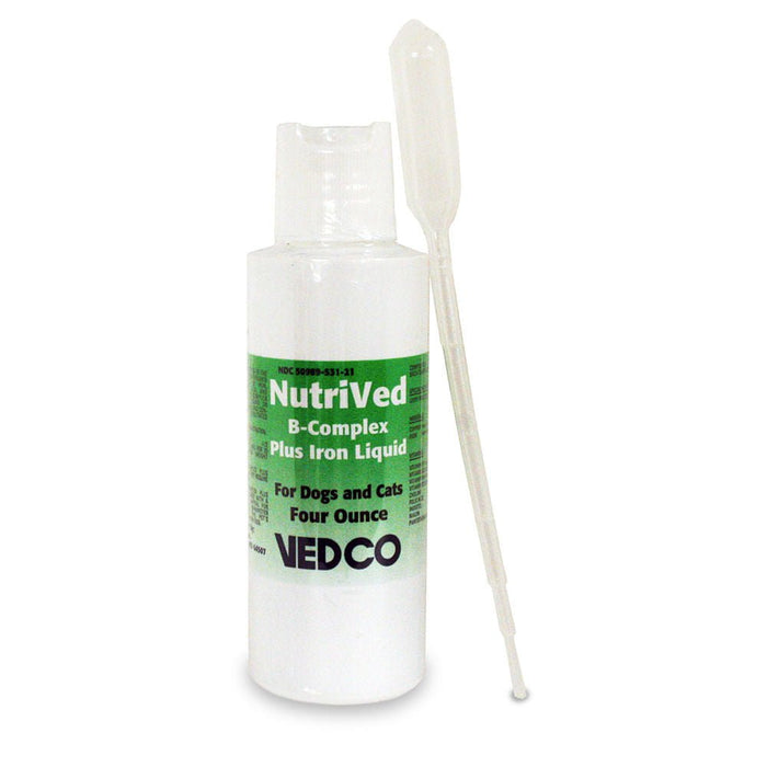 NutriVed B - Complex Plus Iron Liquid, 4 oz - 001VED-4 - 4 oz - 1