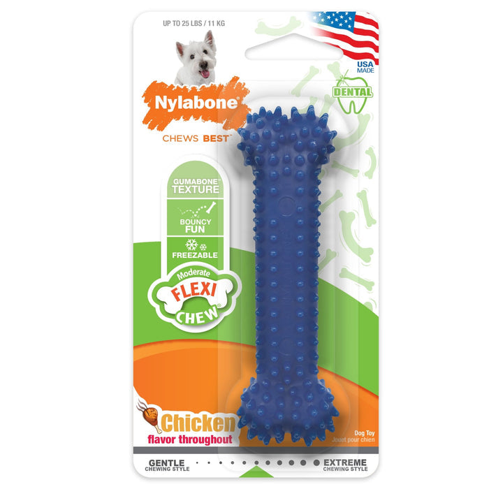 Nylabone Dental Chew Bone for Dogs - N9D2 - Regular - Up to 25 lbs - 2