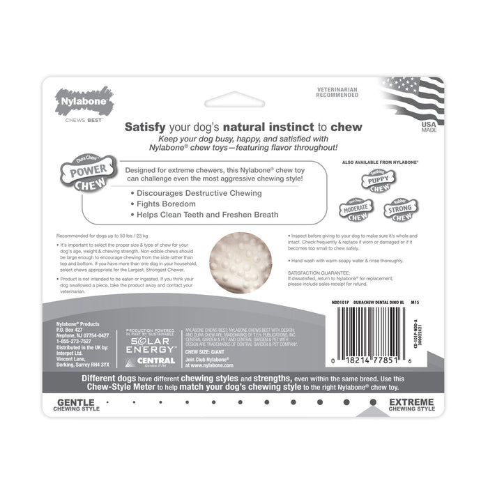 Nylabone Dental Dino, Regular - N9AO - 2