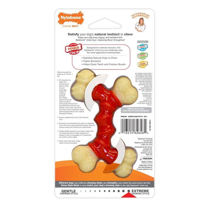 Nylabone Dura Chew Double Bone - N9DG - XSmall/Petite - Up to 15 lbs - 3
