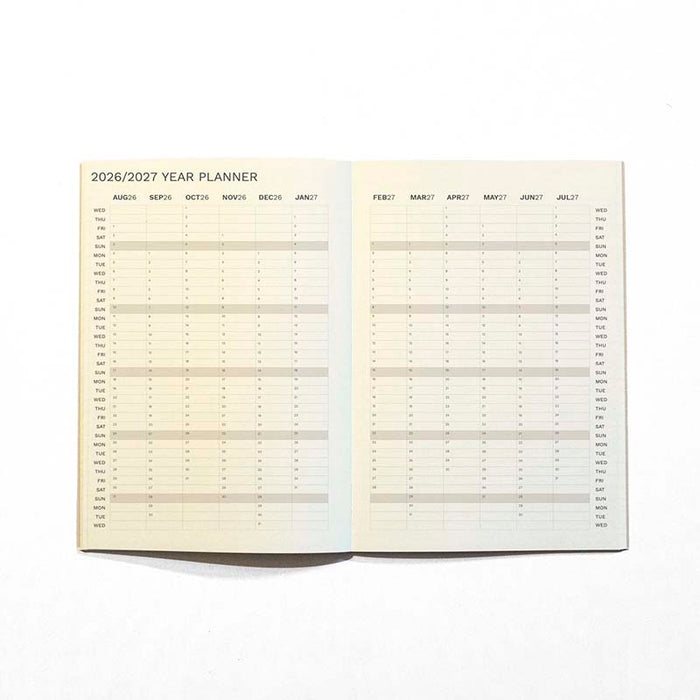 Octagon | Agenda Big Monthly Planner Plus A4 2026-2027 Camel (Mensual)