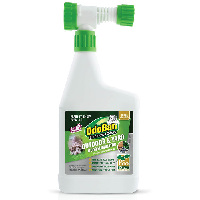 DUPLICATE - NTZAY - OdoBan Outdoor & Yard Odor Eliminator Super Concentrate with Hose End Sprayer, 32 oz - NTZAY-DUPE - 32oz - Fresh - Cut Grass - 1