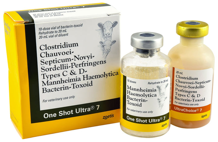 One Shot Ultra® 7 Blackleg Cattle Vaccine - N2AB - 10 Dose - 1