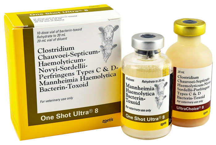 One Shot Ultra® 8 Cattle Vaccine - N2AD - 10 Dose - 1