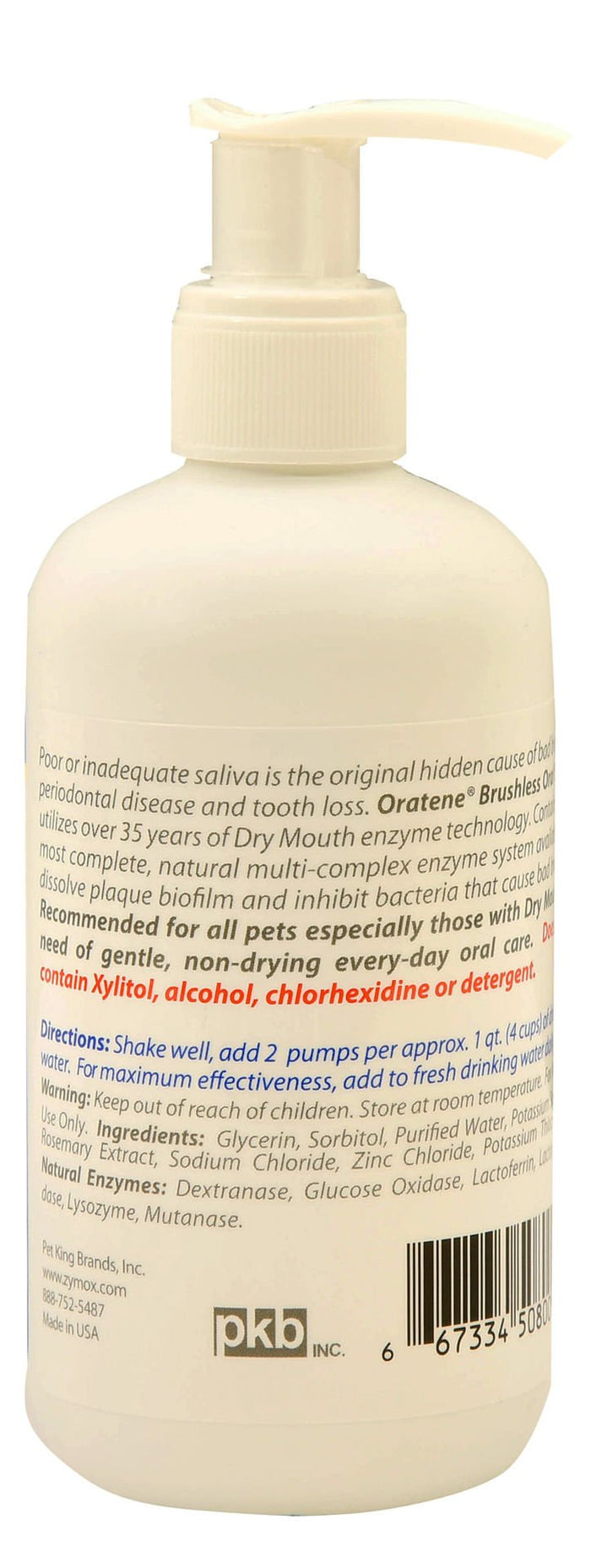 Oratene Brushless Oral Care Water Additive - PKBAD - 8 oz - 2