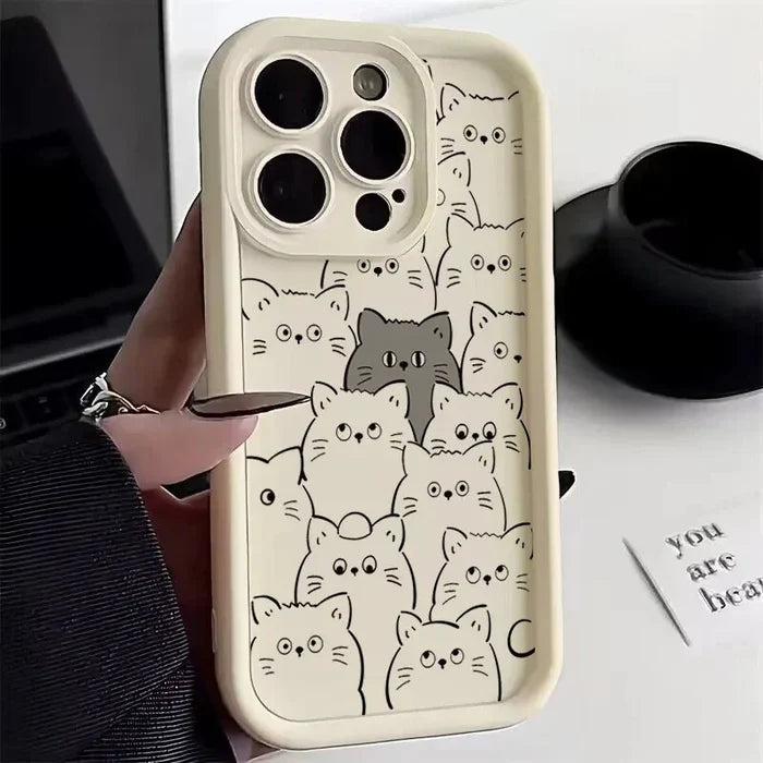 Original Funny Cat Women Phone Case PhoneShells