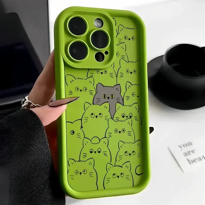 Original Funny Cat Women Phone Case PhoneShells