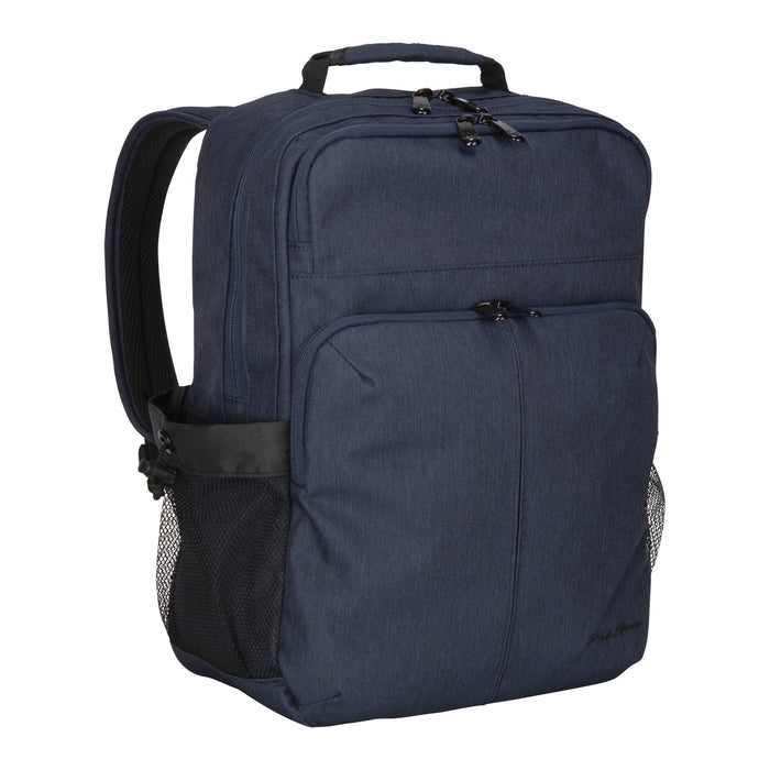 heather navy oslo backpack front