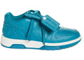 OFF-WHITE Out Of Office OOO Low Tops Petrol Blue