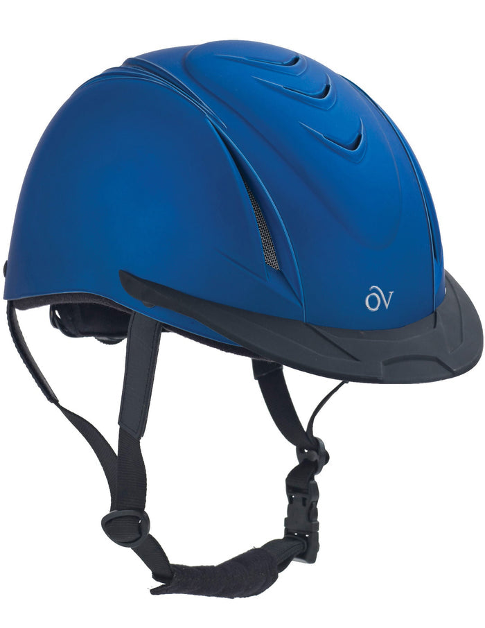 Ovation Metallic Deluxe Schooler Helmet - 5Y2C6 - Blue - Large/XLarge - 1