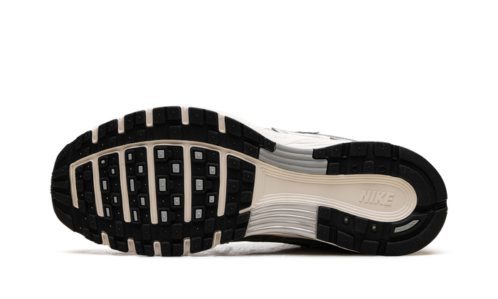 Nike P-6000 White Metallic Silver Flat Silver Black