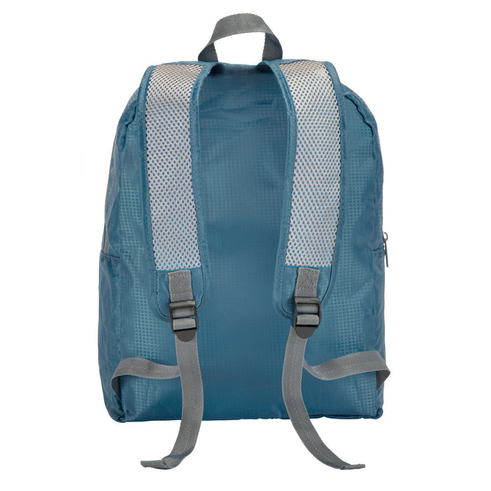 Rick Steves Packable Backpack, dark navy, back view