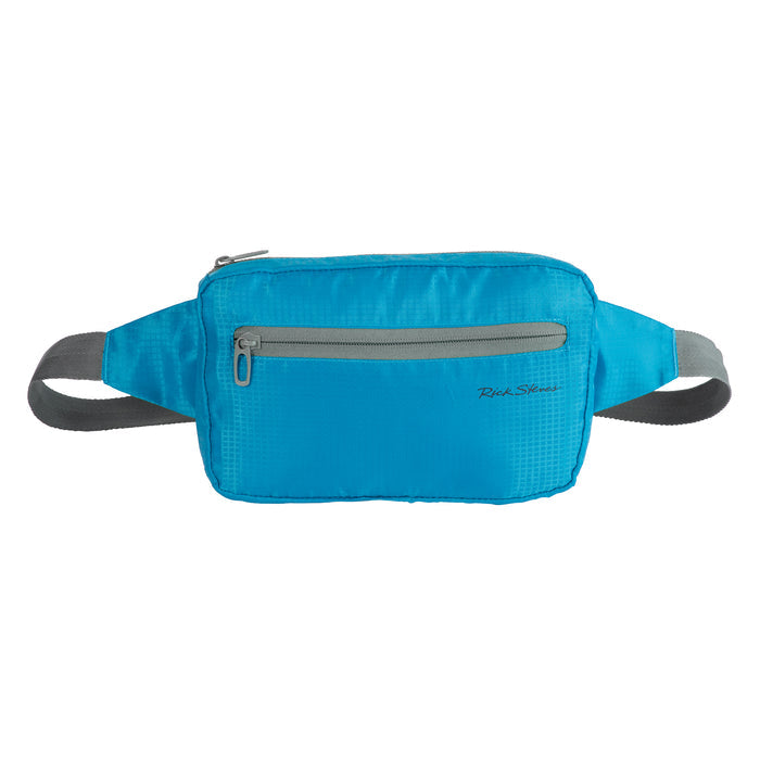 Rick Steves Packable Hip Pack, turquoise color