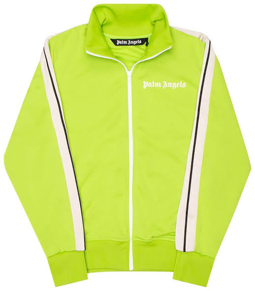 Palm Angels Classic Track Jacket Lime Green/Off White