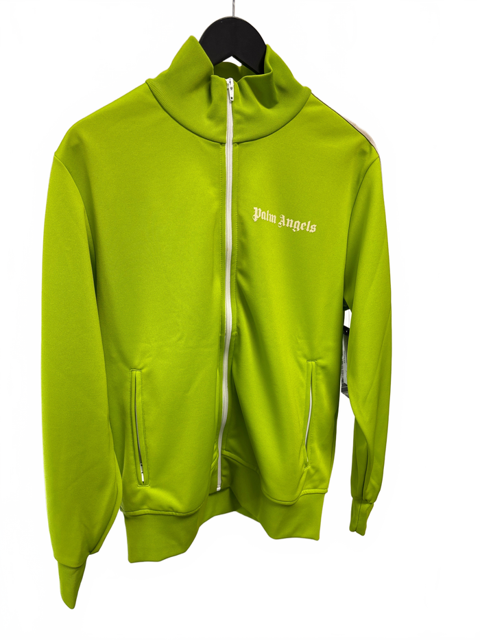 Palm Angels Classic Track Jacket Lime Green/Off White
