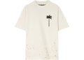 Palm Angels Pxp Painted Classic T-Shirt Butter/Black