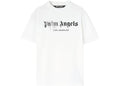 Palm Angels Rhinestone Sprayed Classic T-Shirt White/Black