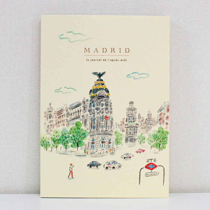 Paperways | Cuaderno de Viaje Ilustrado Travel Journal L'Après-midi Madrid Gran Via