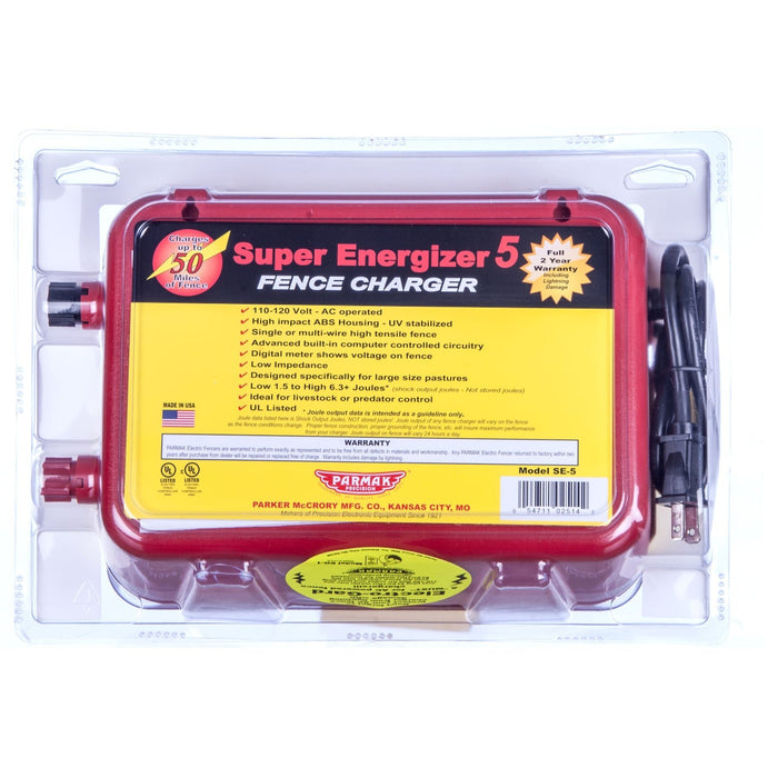 Parmak Super Energizer 5 (Model SE - 5) Fence Charger - P2PA - 3