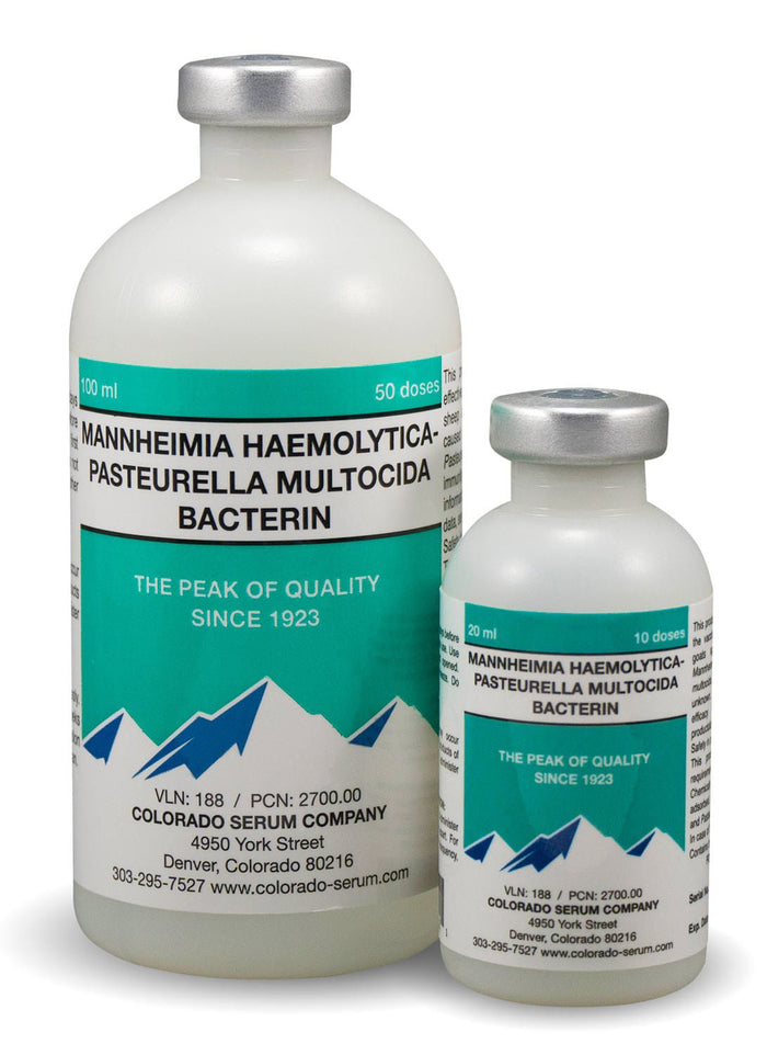 Pasteurella (Pneumonia) Vaccine for Cattle, Goats, & Sheep - C8M1 - 10 Dose Vial - 1