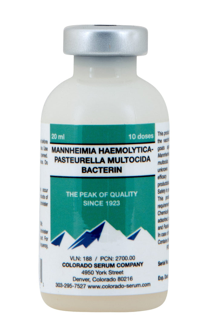 Pasteurella (Pneumonia) Vaccine for Cattle, Goats, & Sheep - C8M1 - 10 Dose Vial - 2