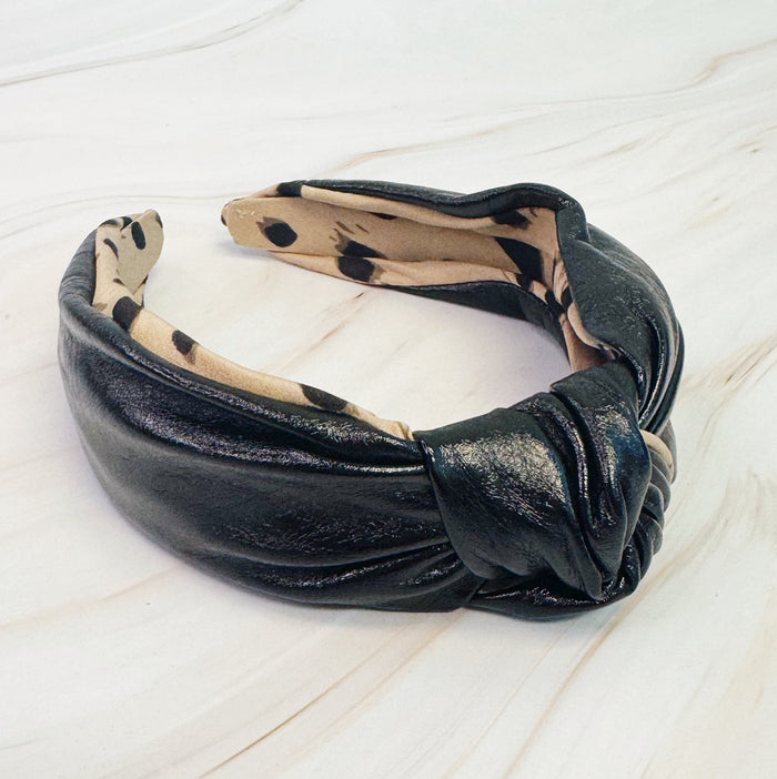 Patent Leather Hampton Lady Headband Ellisonyoung.com