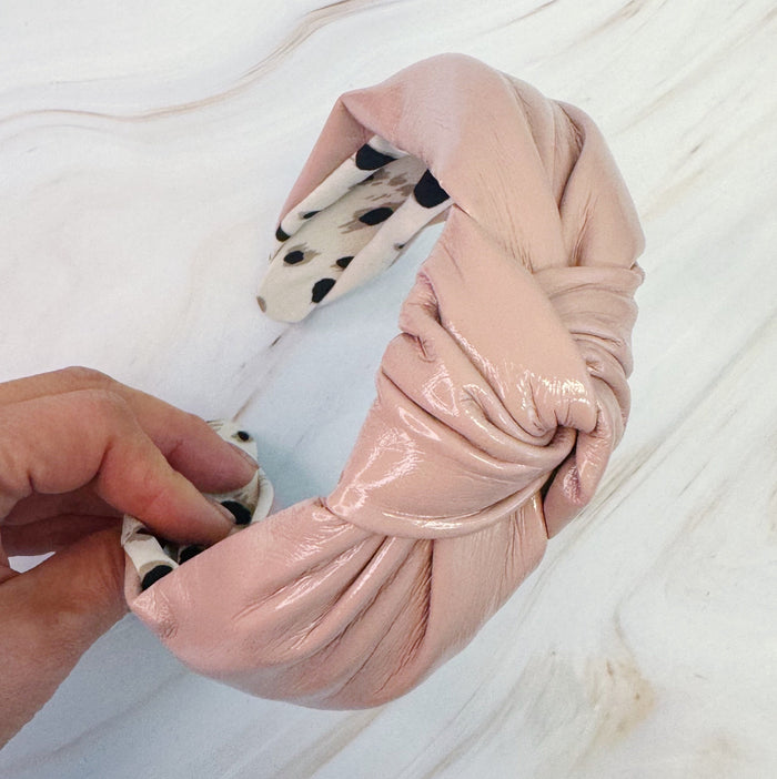 Patent Leather Hampton Lady Headband Ellisonyoung.com