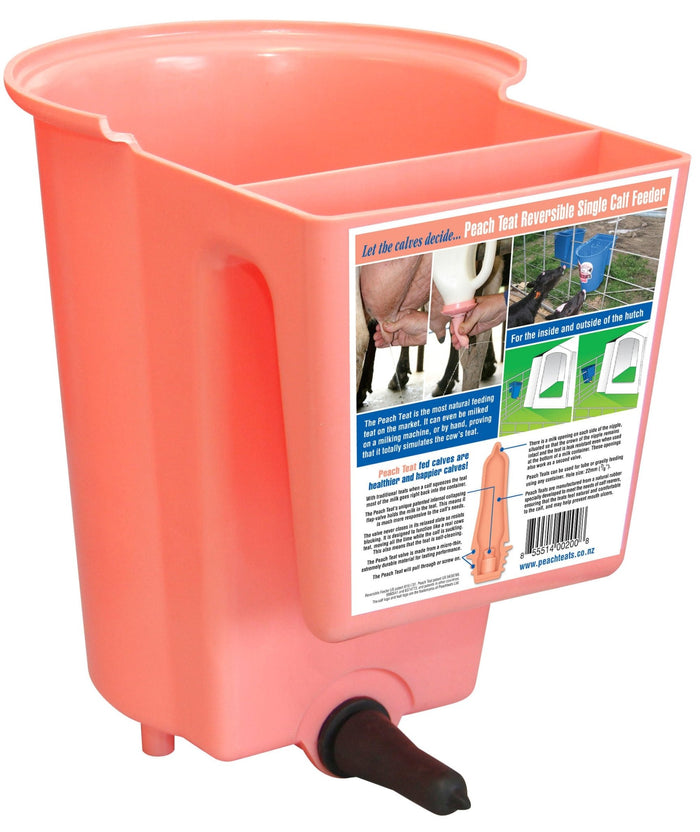 PeachTeats Reversible Bucket Feeder, 6 qt - FILR1 - 2