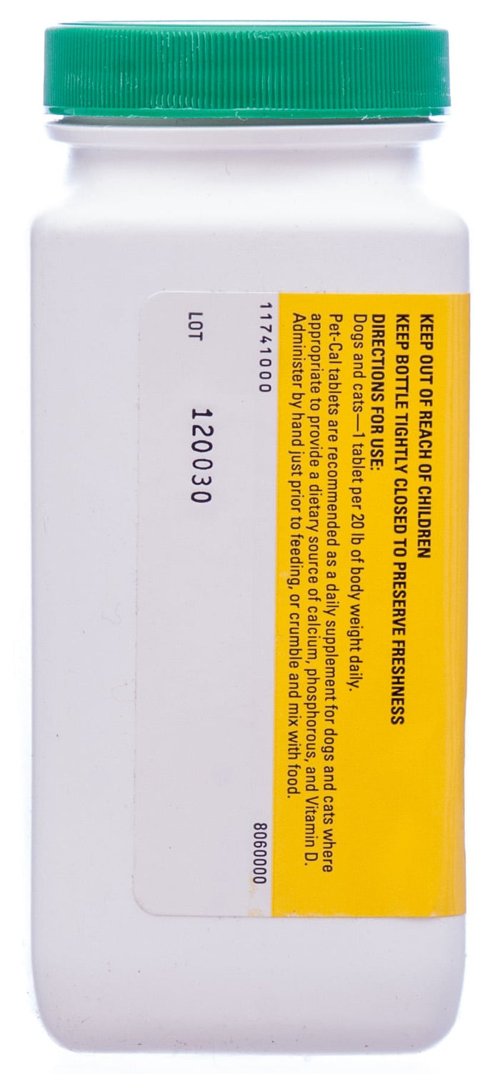 Pet - Cal Tablets, 60 ct - F6PG - 60 count - 3