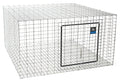 Pet Lodge Galvanized Rabbit Hutch – Stackable, Chew - Proof Steel Wire Cage - BEH1 - 24" x 24" - 1