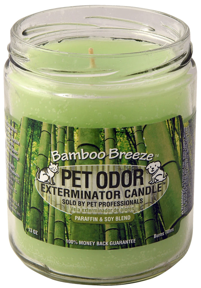 DUPLICATE - SPTAM - Pet Odor Exterminator Candle, Bamboo Breeze, 13 oz - SPTAM-DUPE - 1