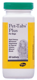 Pet - Tabs Plus Chewable Tablet Vitamin & Mineral Supplement for Dogs - F6PQ - 60 Count - 1