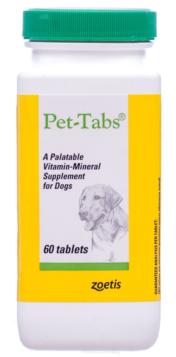 Pet - Tabs Vitamin & Mineral Supplement for Dogs - F6PM - 60 count - 1