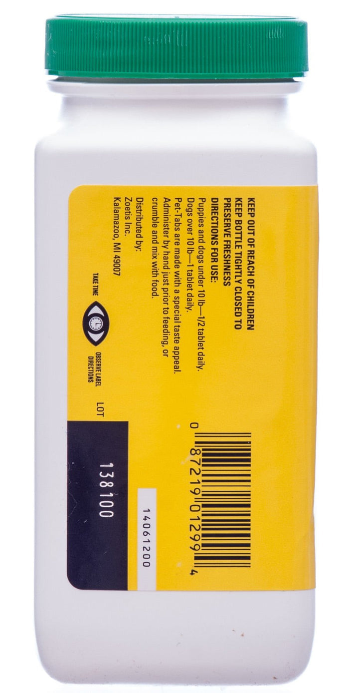 Pet - Tabs Vitamin & Mineral Supplement for Dogs - F6PM - 60 count - 2