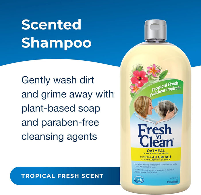 Fresh 'n Clean Oatmeal 'n Baking Soda Dog Shampoo - 013TRP-22469 - 32 oz - 7