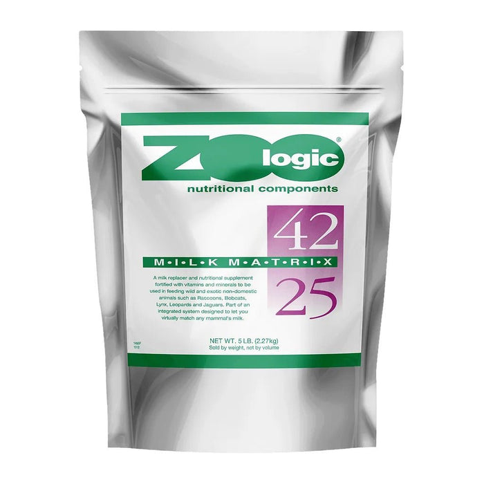Zoologic® Milk Matrix Milk Replacer for Wild & Exotic Animals, 33/40 & 42/25 - B7MQ - 42/25 - 5 lbs - 4