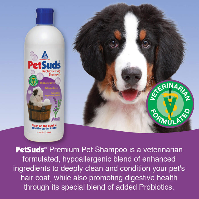 PetSuds Probiotic Pet Shampoo, 16 oz - 005ALPHA-5700 - 3